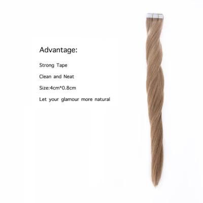 Tape Human Hair Extensions 14&quot;16&quot; 18&quot; 20&quot; 22&quot; 24&rdquor; 26 100% Human Remy Hair PU Hair for Woman Extension Straight 2.5g/PC