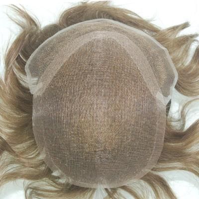 Fine Welded Mono with French Lace Front Natural and Durable Hair Replacement Men