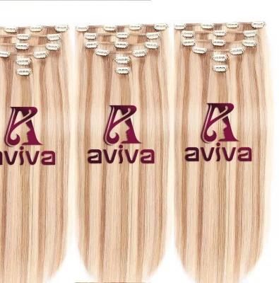 Aviva Virgin Remy Tape Hair Extension 18inch 6PCS Virgin Hair Skin Weft Tape in Hair Extension Indian Remy Human Hair Extension
