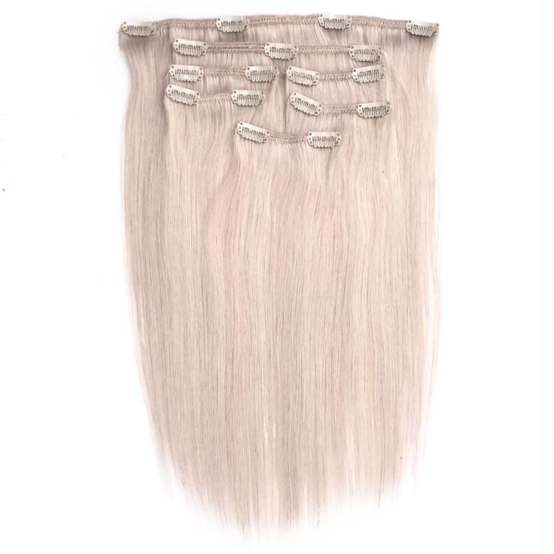 12A Raw Remy Cuticle Human Hair Clip in Hair Extension #60A