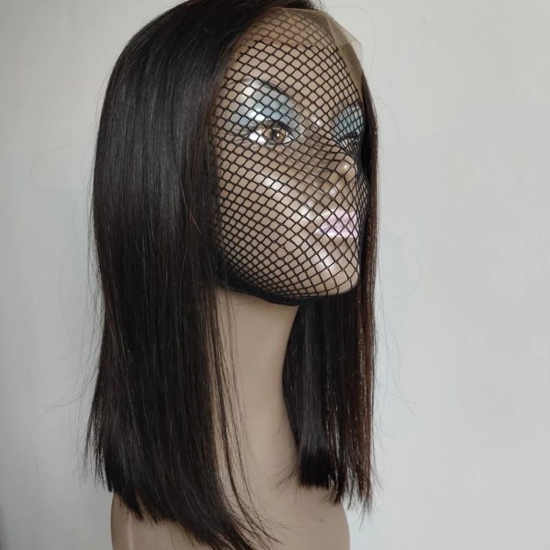 Hot Sale Natural Color Bob Wigs Brazilian 100% Remy Human Hair Frontal Lace Wig