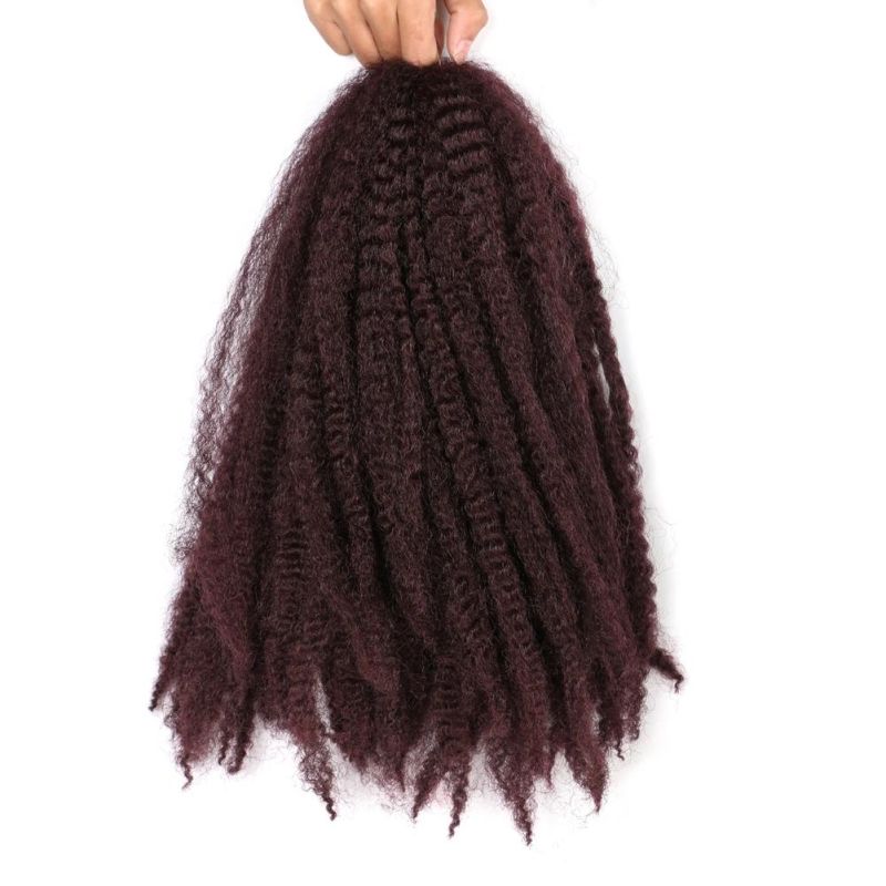 18 Inch Afro Kinky Synthetic Crochet Braiding Twist Braids Hair Extensions