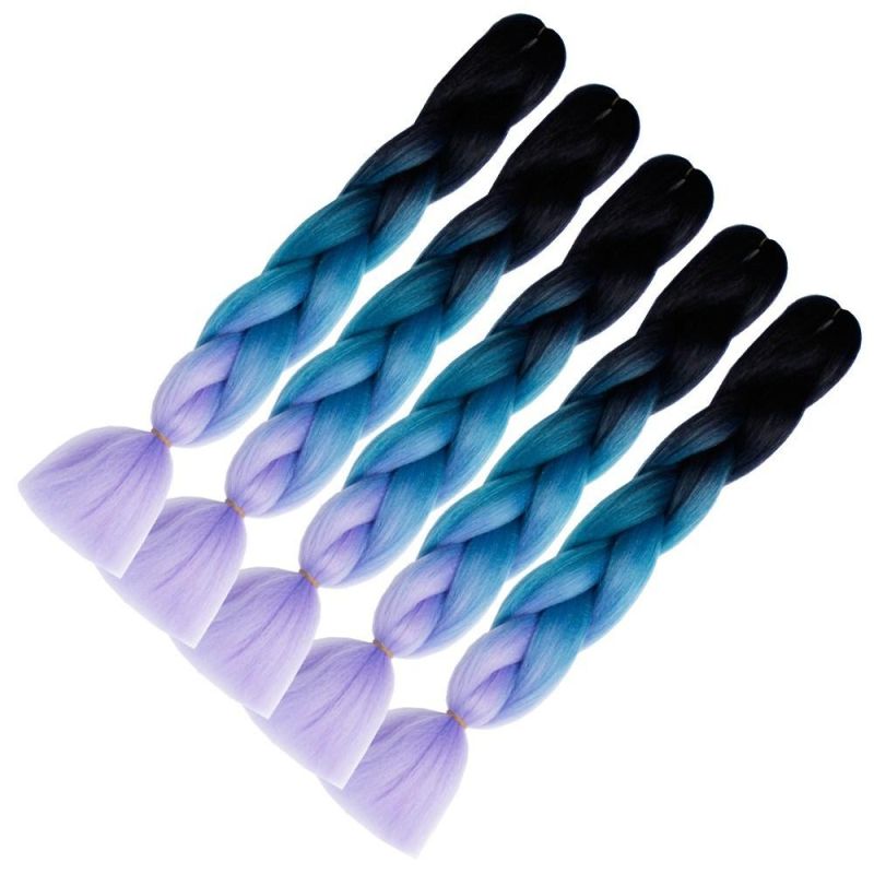 Quick Delivery Braiding Noble Gold Synthetic Hair for Black People