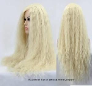Yaki Synthetic Long Dark Root Wig Africa America Black Women