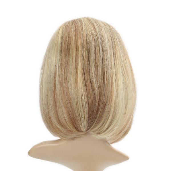 High Quality   Human Hair Full Lace Wig with Highlight Color and Combs