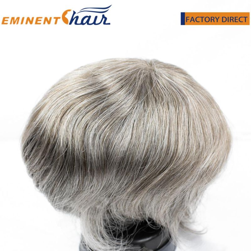 Custom Made Fine Mono Men′s Toupee