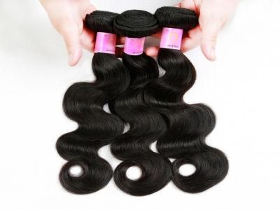 Wholesale Price Brazilian Human Hair 100% Human Hair Weaving Body Wave18&quot; Natural Black Color