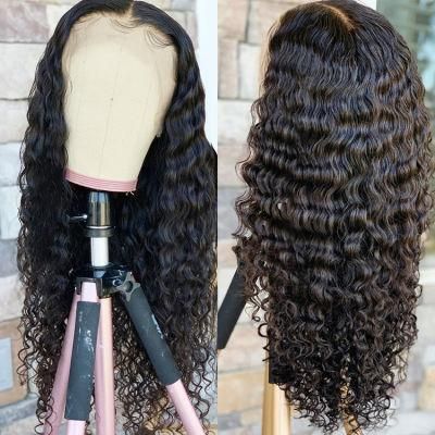 360 Lace Frontal Wig with Baby Hair Deep Wave Wig Human Hair Lace Frontal Wig for Black Women