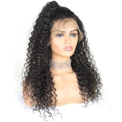 Factory Wholesale 13*6 Kinky Curly Front Lace Human Hair Wig