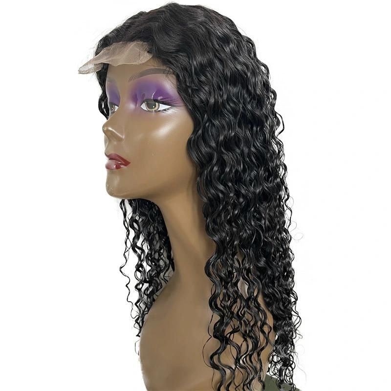 Water Wave Brazilian Human Hair Wigs 4*4 Lace Front Wigs for Black Women