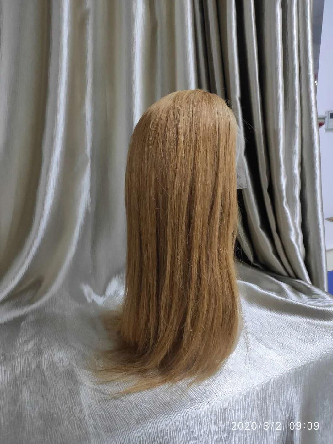 No Tangle Human Hair Full Lace Charming Silk Top Wig
