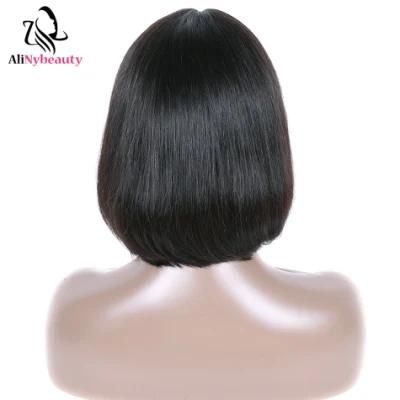 Short Bob Human Hair Wholesale 1b Color Lace Front Wig