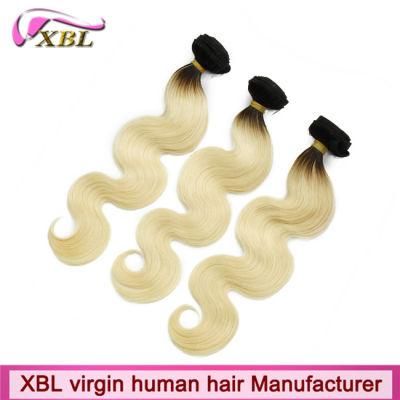 8A Grade Ombre Blonde Brazilian Human Hair Extension