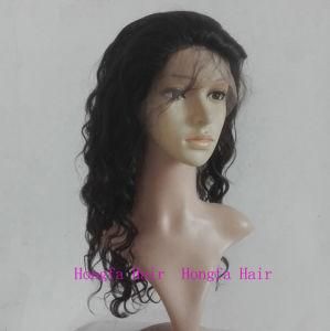 Natural Color Brazilian Hair Front Lace Wigs