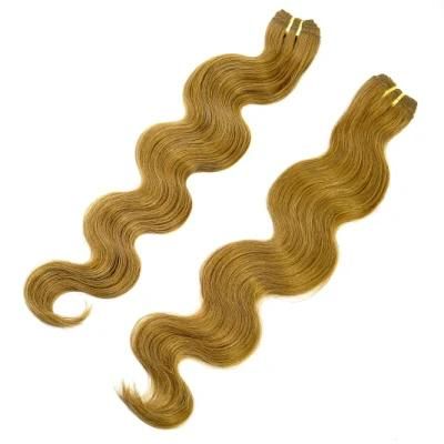 Color Brown 100% Remy Hair Brazilian Virgin Human Hair Weft