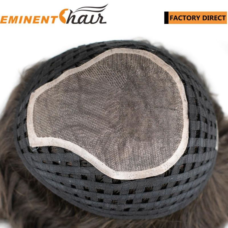 Natural Effect Integration Silk Top Short Wave Black Human Hair Women Hair Systems