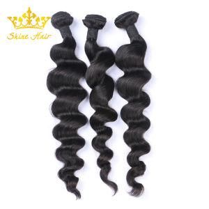 Natural Color Brazilian Virgin Human Unprocessed Hair Extension with Hair Bundle
