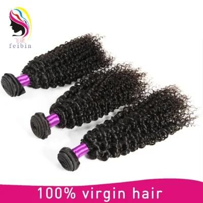 Virgin Mongplian Human Hair Extension Kinky Curly Produces