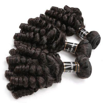 100% Raw Unprocessed Virgin Cuticle Aligned Human Hair Extensions, Peruvian Bulk Hair Loose Wave Bundles with Lace Closure