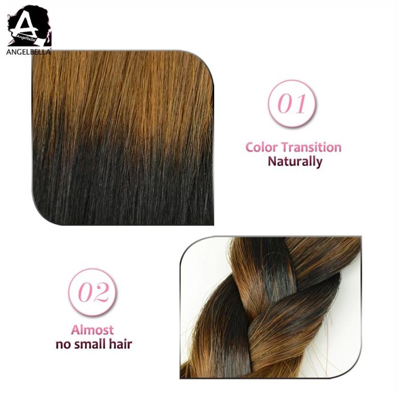 Angelbella Mink Brazilian Hot Sales Human Hair Three Tones Remy Hair Weaving Bundles