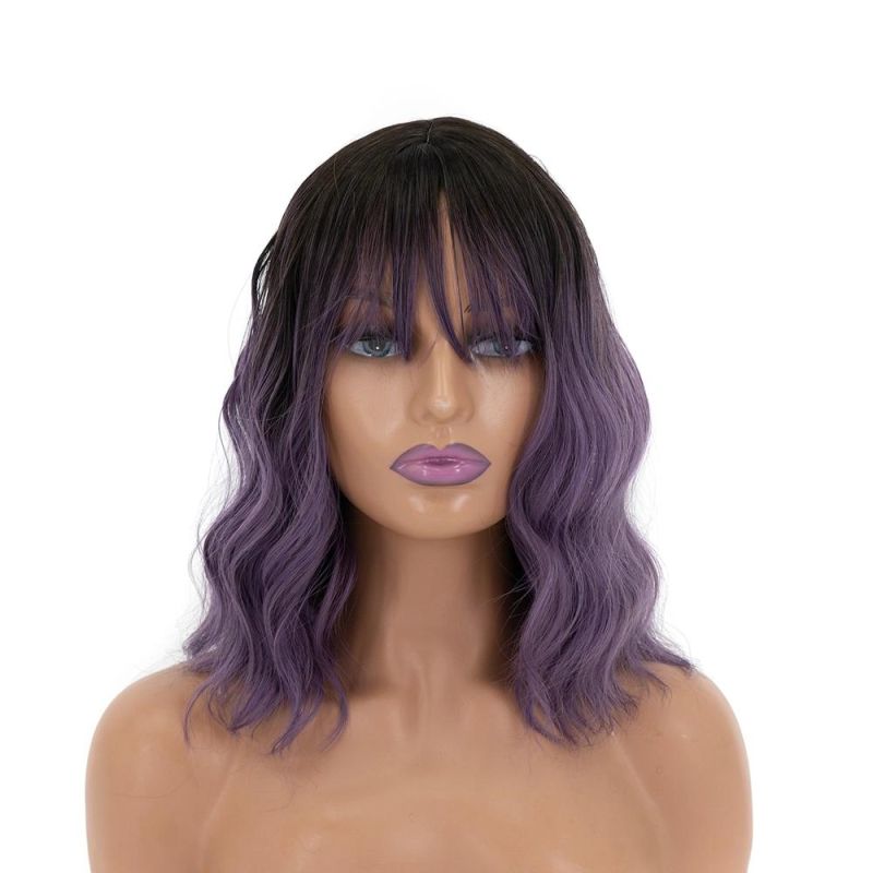 Kbeth Lavender and Grey Women′ S Wig for Summer Fashion Sexy 20 Inch 22 Inch 24 Inch 26 Inch 28 Inch 30 Inch Lace Frontal Brazilian Human Hair Wigs