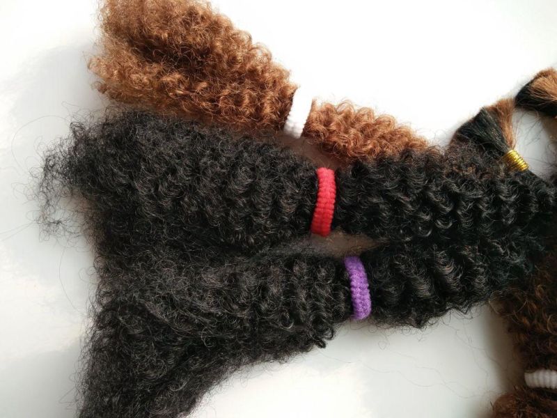 18inch Synthetic Marley Braids Hair Crochet Ombre Afro Kinki Kanekalon Synthetic Hair Braids