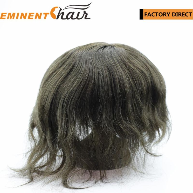 Human Hair Lace Toupee for Men