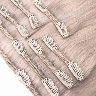 12A Raw Remy Cuticle Human Hair Clip in Hair Extension #60A