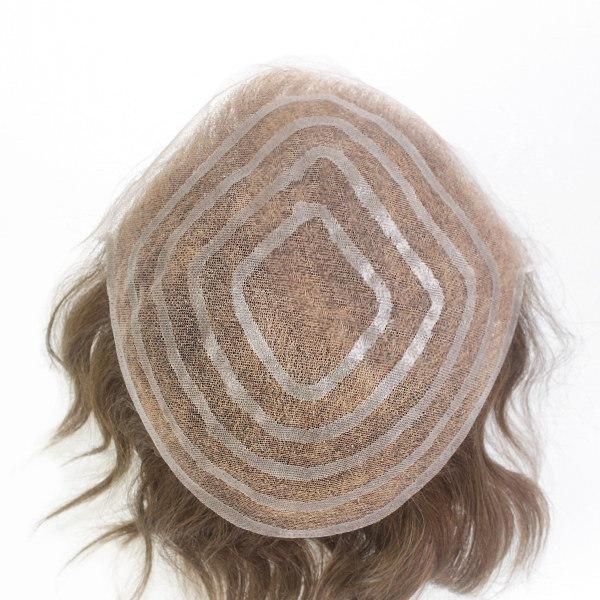 La010: Human Hair Natural Looking Swiss Lace Toupee