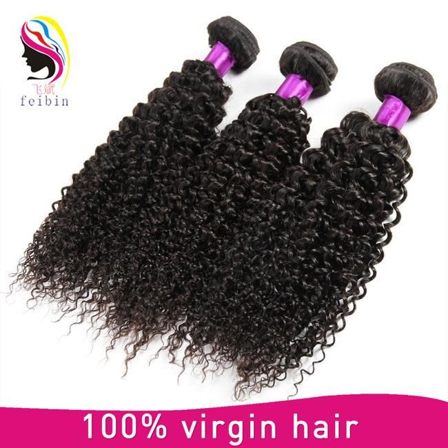 2018 Fashion 30 Inch Mongolian Kinky Wave Human Hair Extensions,