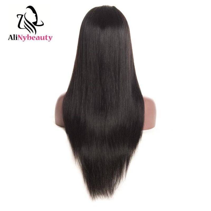 Brazilian Straight Virgin Hair Extensions Cheap Mink Raw Human Hair Lace Front Wig