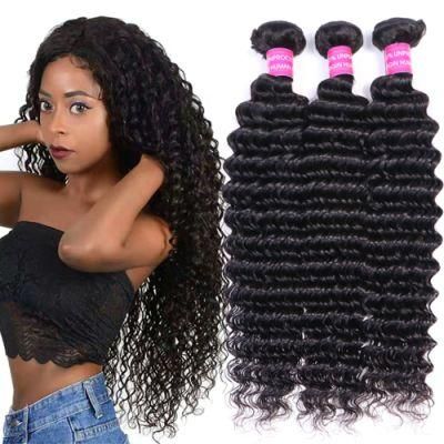 Kbeth Best Quality Rose Curl Weave Human Virgin Hair Deep Wave Bundles with Closure