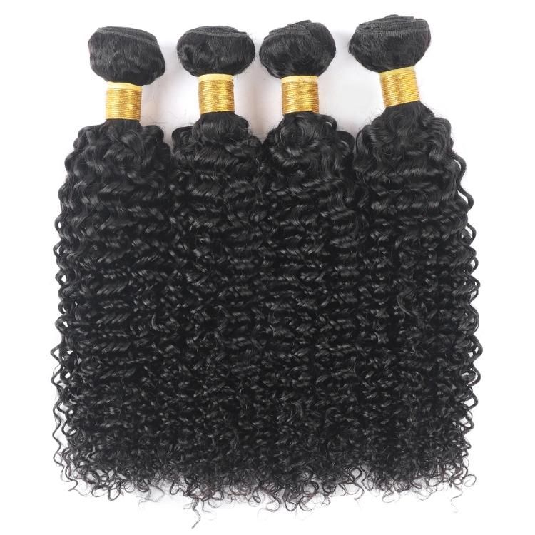 Non Remy Kinky Curly Human Hair Bundles Brazilian Hair Weaves Wholesale