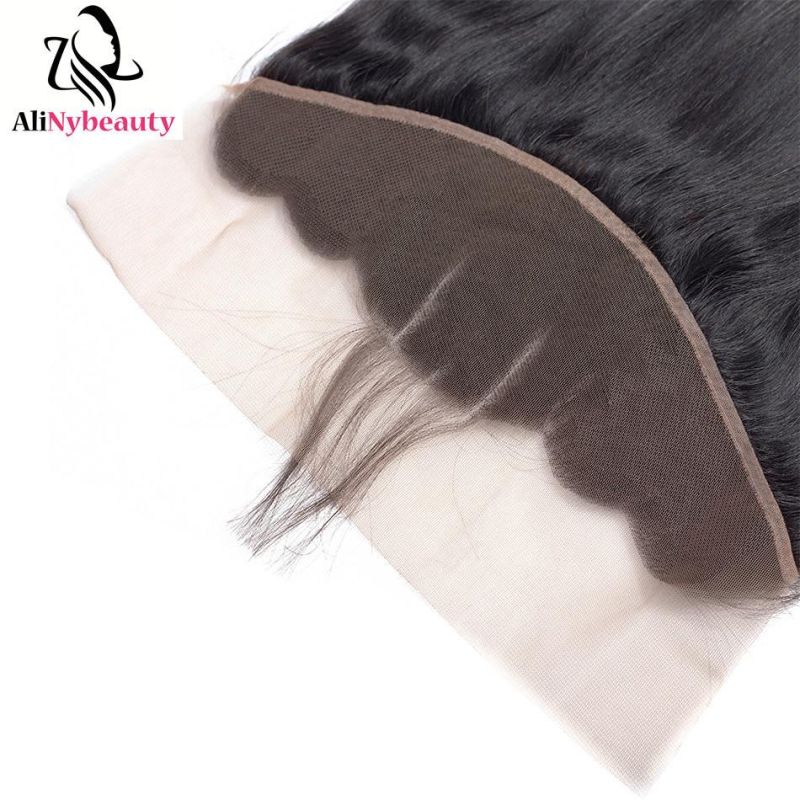 Alinybeauty Natural Straight Brazilian Lace Frontal Closure