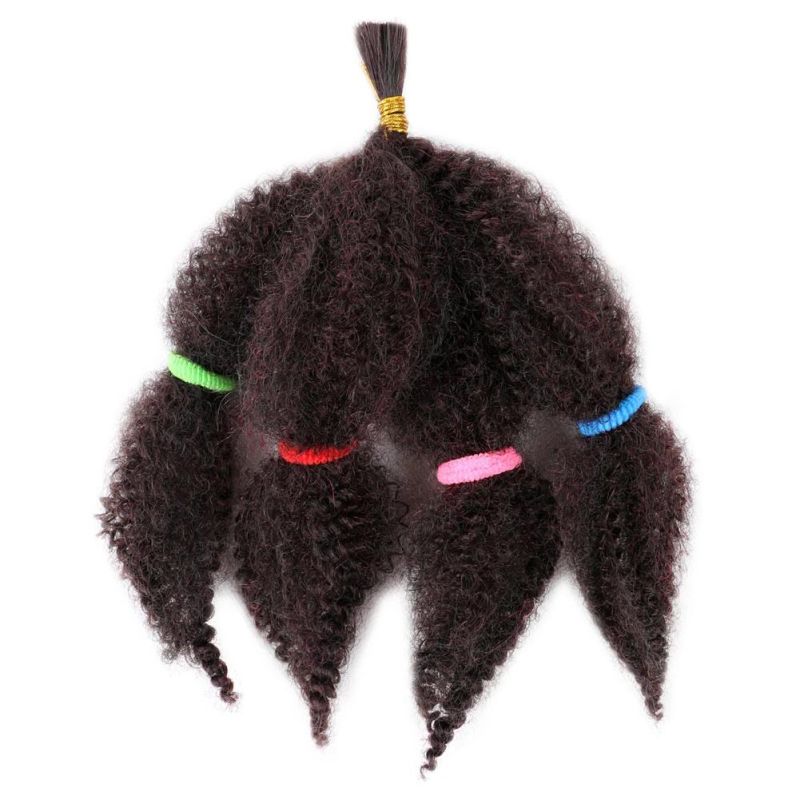 5PCS/Set Afro Kinky Crochet Braiding Hair Marley Braids Synthetic Hair Extension
