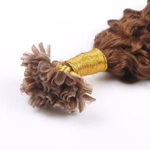 Multi-Color U-Tip 100% Brazilian Human Hair Clip in Hair Extensions in Stock