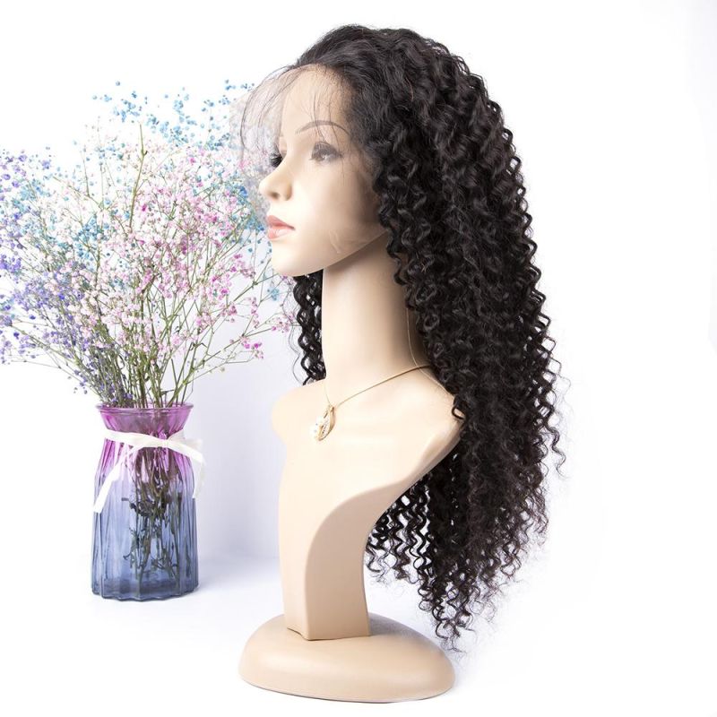 Raw Indian Kinky Curly Human Hair Lace Wig