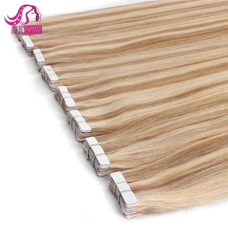 2021 Top Quality Double Drawn 100% Russian Remy Tape Hair Extensions