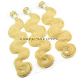 9A Body Wave Wavy Hair Weft Virgin Blonde Remy European Human Hair