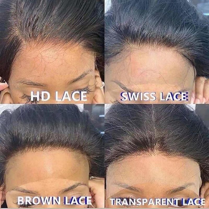 180% Density Raw HD Full Lace Human Hair Wigs for Black Women