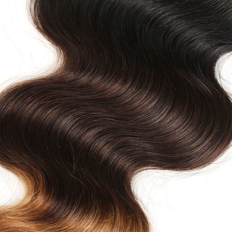 Wholesale 4X4 Lace Frontal Closure Body Wave Human Hair#1b/4/30