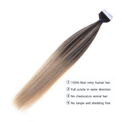 Extensions European Machine Remy 20PCS 40PCS 80PCS Straight Adhesive Extension Tape Human Hair
