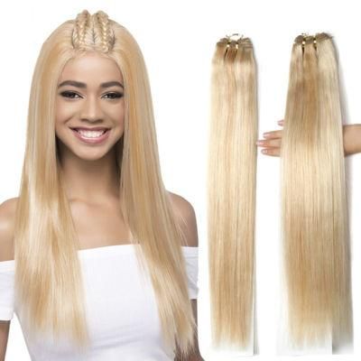 Ombre Straight Human Hair Weaves Bundle 10&quot;-30&quot; Blond Brazilian Human Hair Remy Hair Extensions