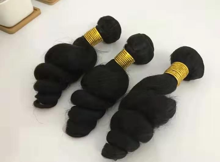 Large Stock Mink Hair Bundles Loose Wave Malaysian Human Hair Bundles