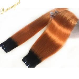 Cheap Remy Human Hair Weaves Ombre Color Brazilian Straight Hair Extension
