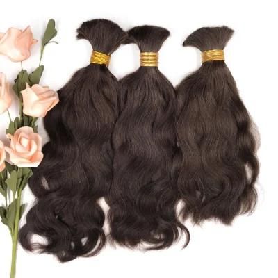 Wholesale Bulk Virgin Hair Ombre Brown Body Wavy Human Hair Bulk Extension