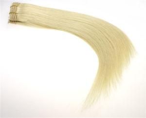 16&quot; #613 Remy Human Hair Extensions Blonde Color Straight Wholesale