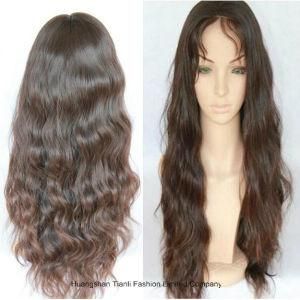 24&quot; Non-Remy Hair 150% Full Lace Wig Loose Wave Lace Wig