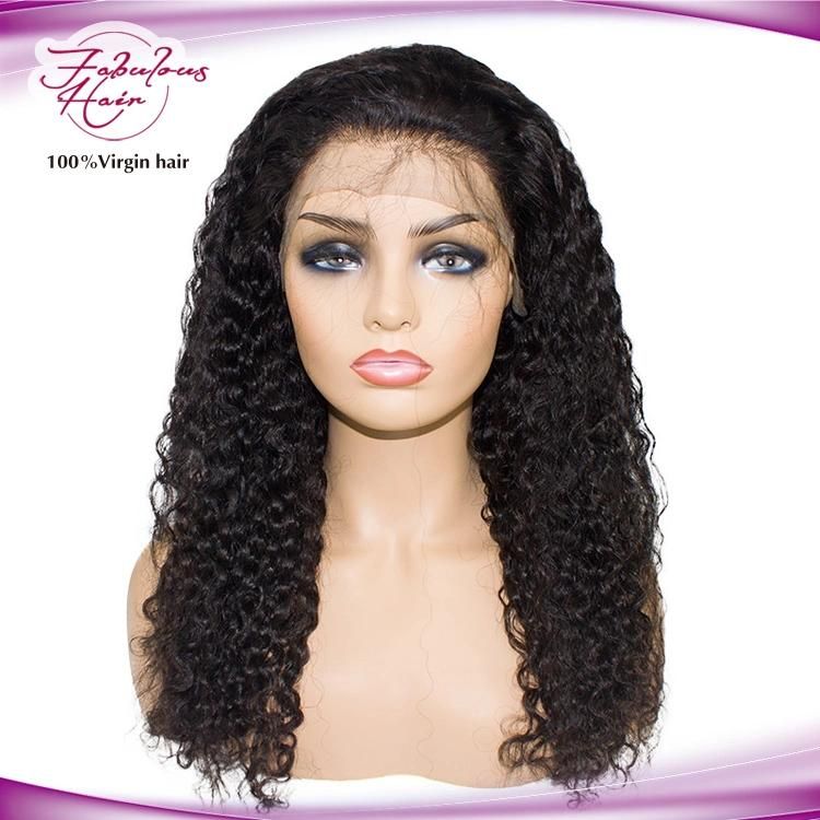 Unprocessed Human Hair Water Wave Lace Front Wig Human Hair