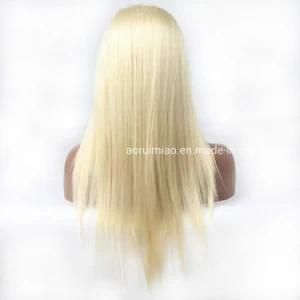 100% Virgin Natural Human Hair Wigs European Blonde Hair Front Lace Wigs